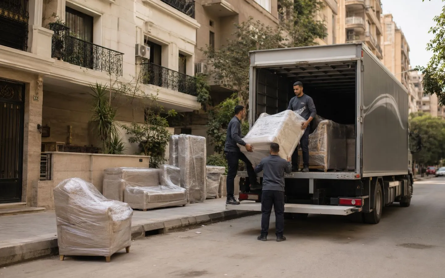 خدمات نقل الأثاث داخل مدينة نصر ومصر الجديدة